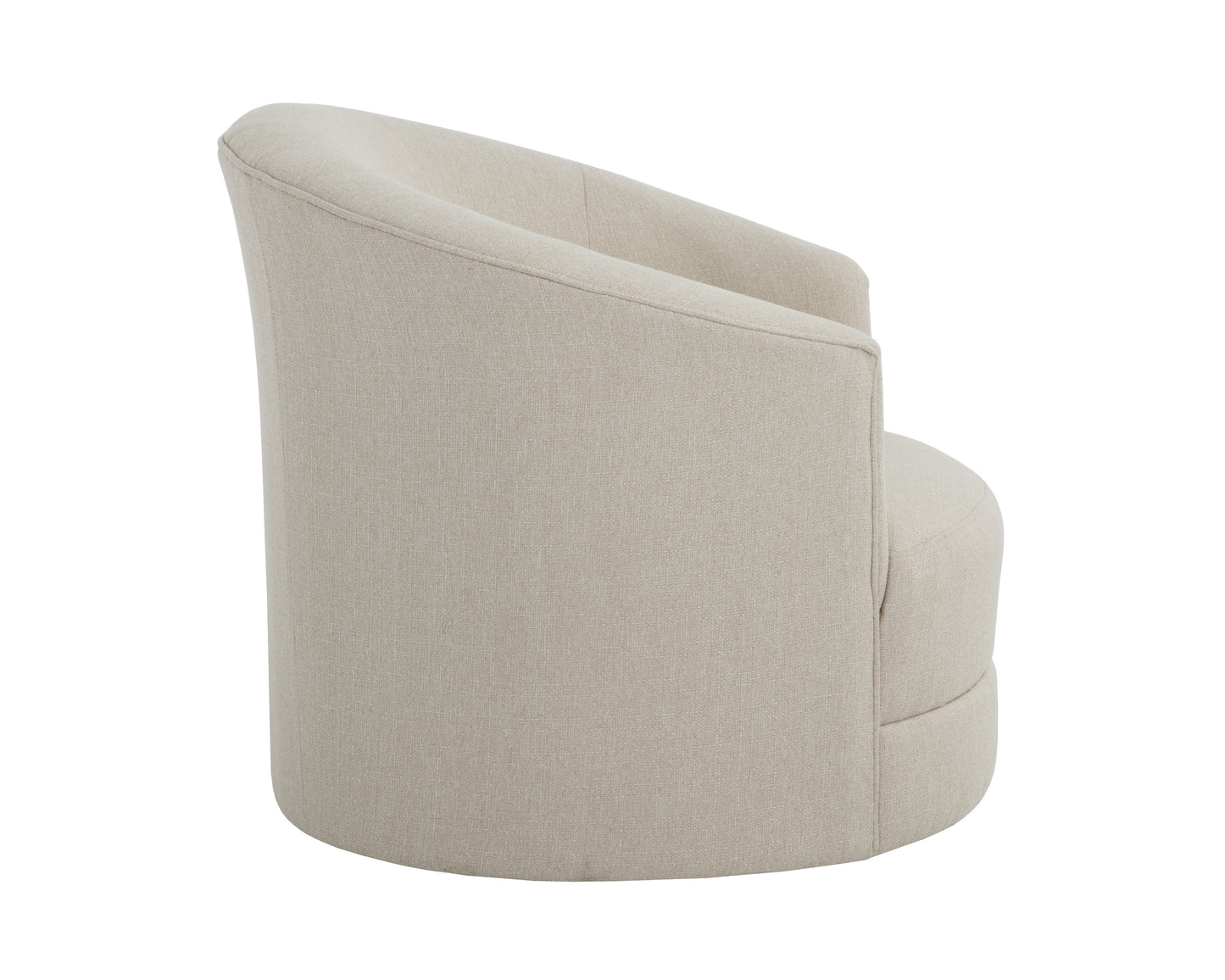 NAHLA GRIMALDI SWIVEL ARMCHAIR - LIV SAND