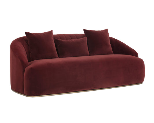 NAHLA ASTRID SOFA - MERLOT