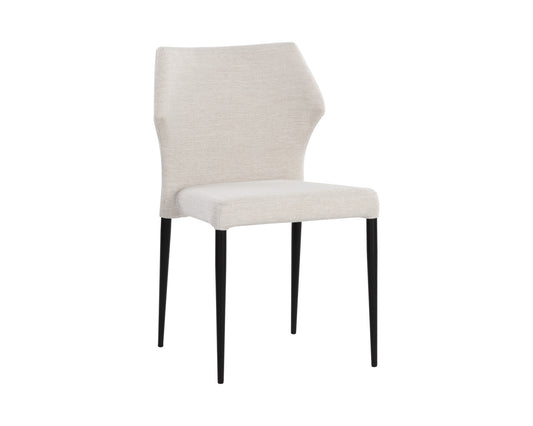 NAHLA JAMES STACKABLE DINING CHAIR - CITY BEIGE