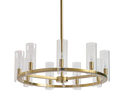 NAHLA CLARABELLE CHANDELIER - SMALL - BRASS