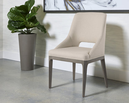 NAHLA ESTRADA DINING CHAIR - MAINZ CREAM