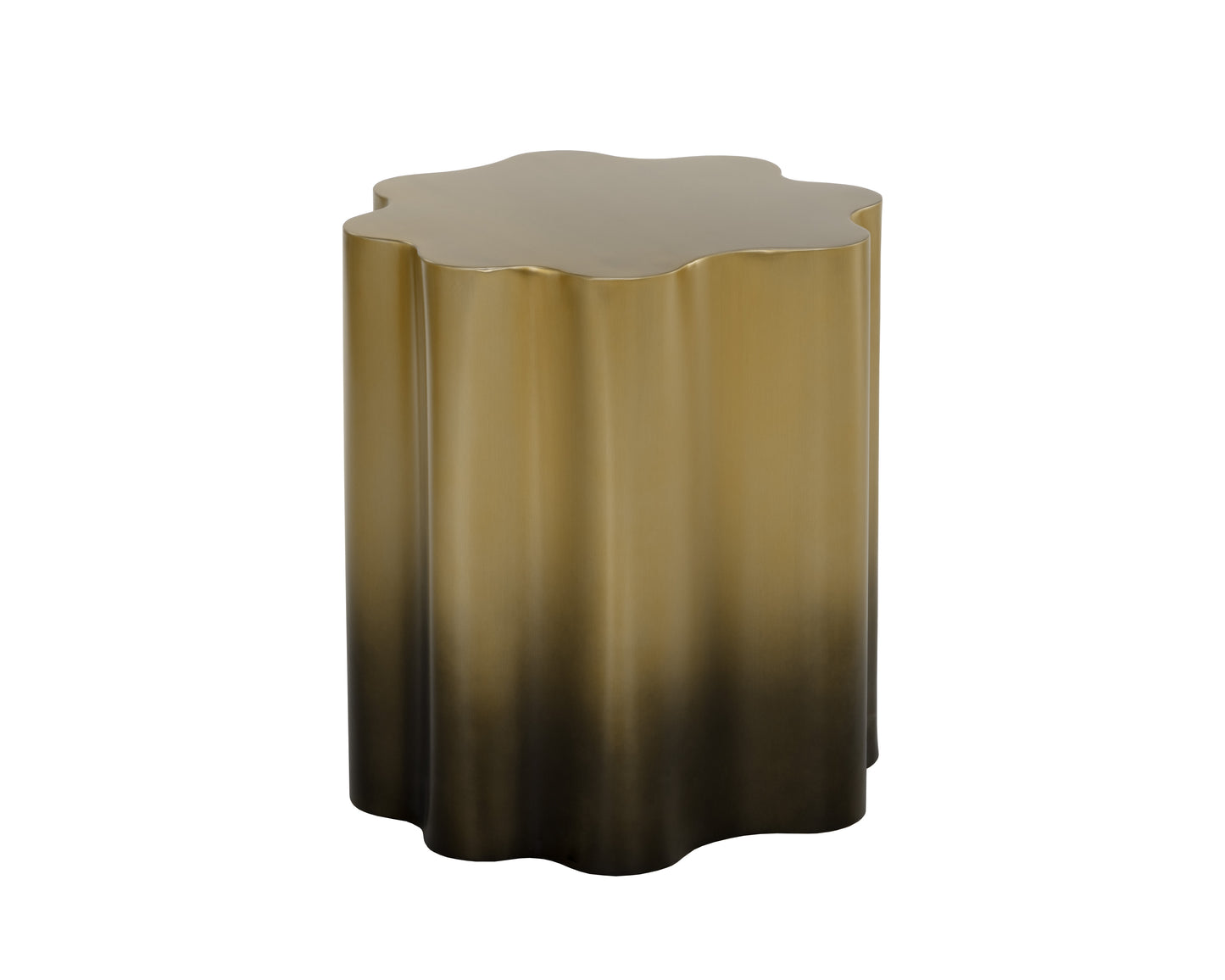 NAHLA DAHLIA END TABLE - GOLD OMBRE