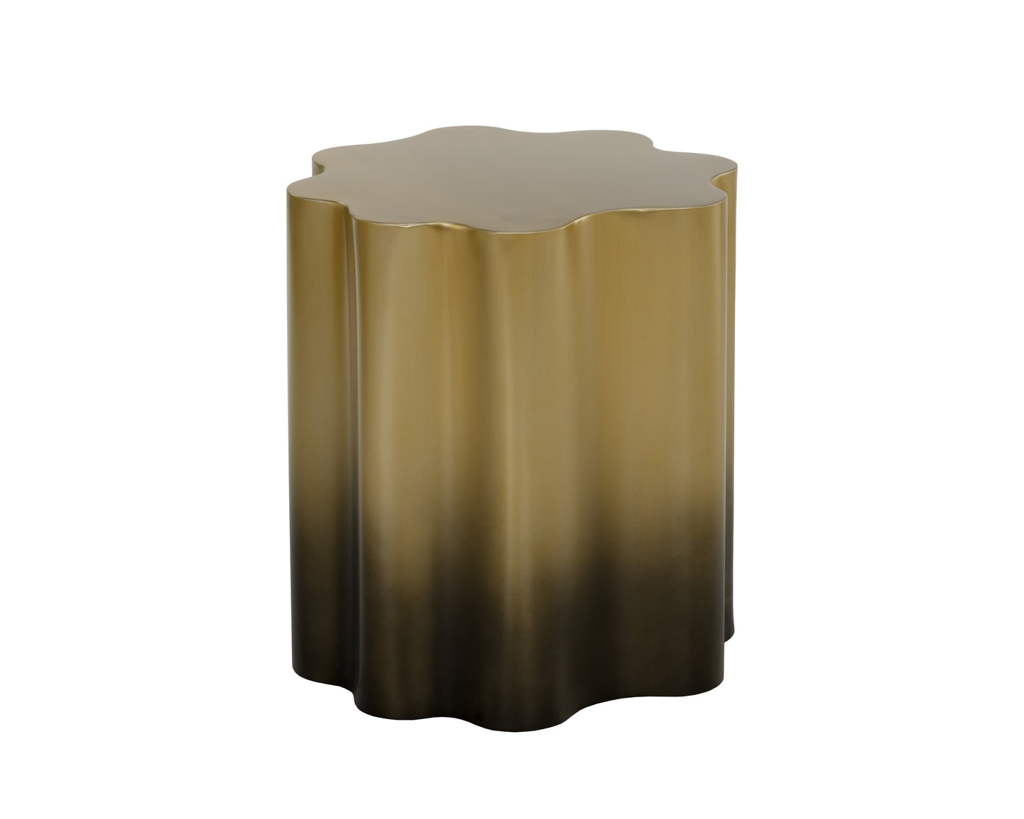 NAHLA DAHLIA END TABLE - GOLD OMBRE