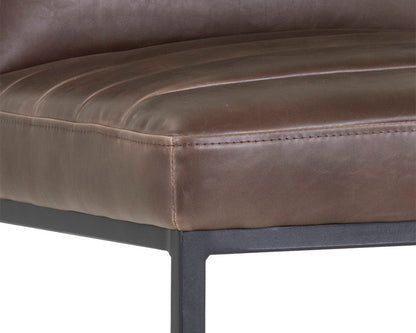 NAHLA SPYROS BARSTOOL - HAVANA DARK BROWN