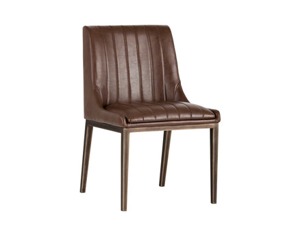 NAHLA HALDEN DINING CHAIR - VINTAGE COGNAC