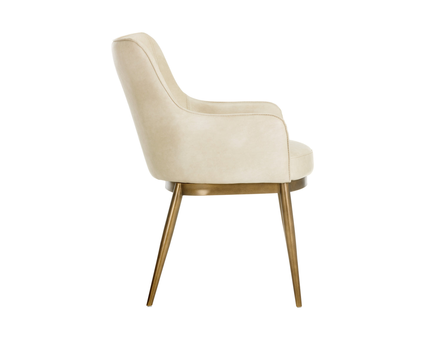NAHLA FRANKLIN DINING ARMCHAIR - BRAVO CREAM