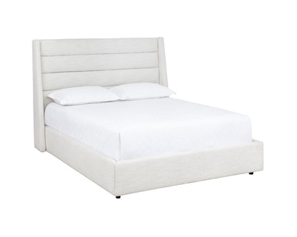 NAHLA EMMIT BED - QUEEN - MERINO PEARL