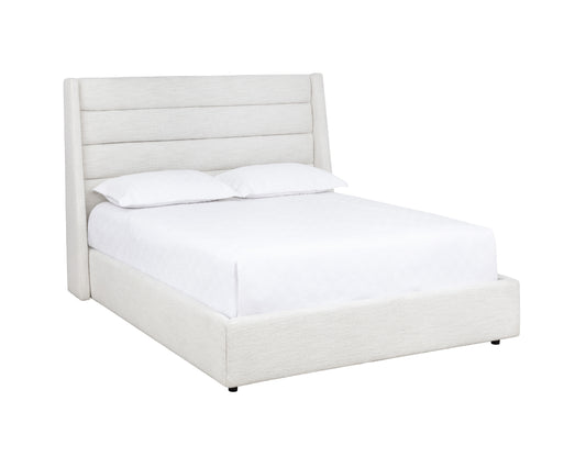 NAHLA EMMIT BED - QUEEN - MERINO PEARL