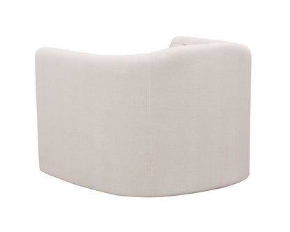 NAHLA BIRRIT SWIVEL ARMCHAIR - ALASKA GREIGE