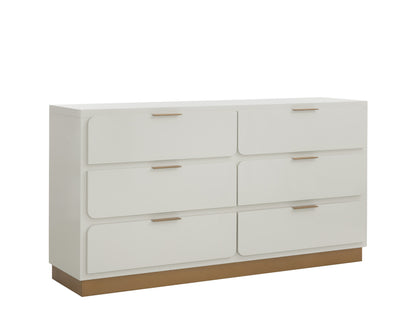 NAHLA JENKINS DRESSER - HIGH GLOSS CREAM