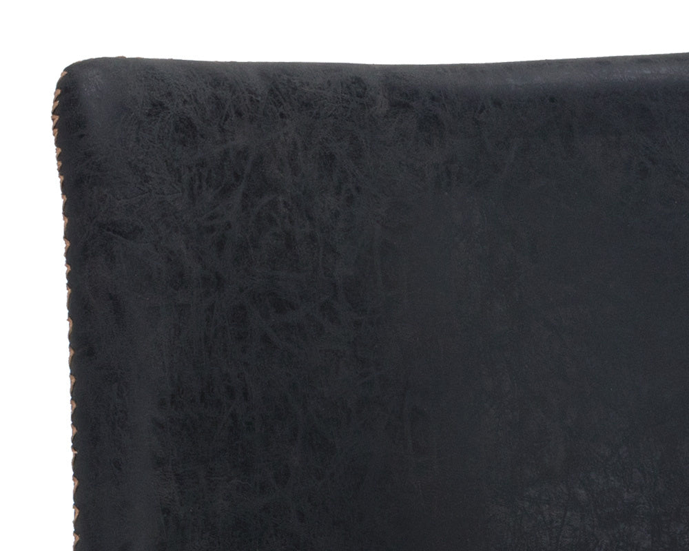 NAHLA CAL OFFICE CHAIR - ANTIQUE BLACK