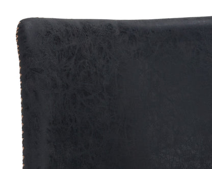 NAHLA CAL OFFICE CHAIR - ANTIQUE BLACK