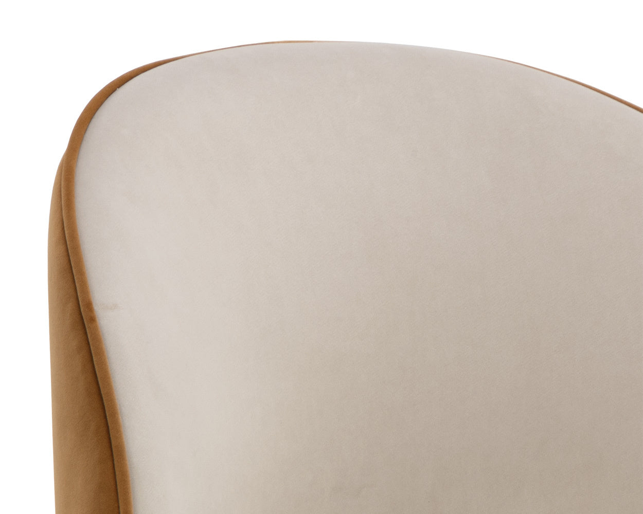 NAHLA CAVOLI SWIVEL DINING CHAIR - MEG TAUPE / MEG GOLD
