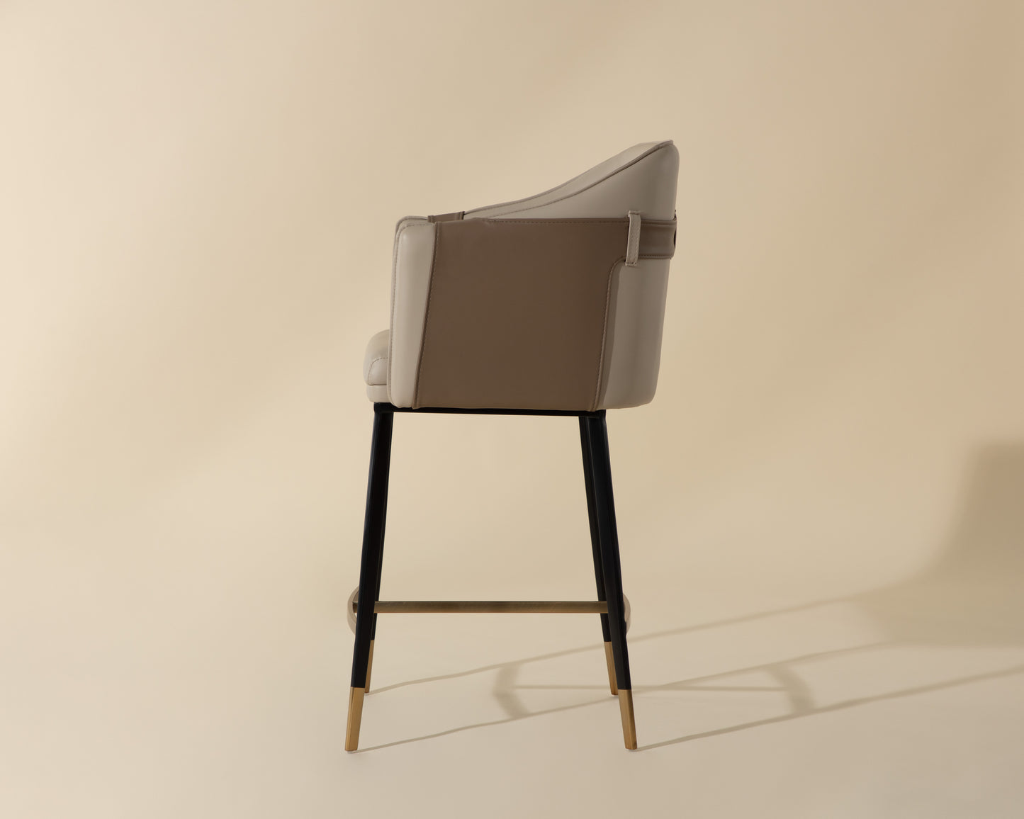 NAHLA CHRISTIAN COUNTER STOOL - NAPA BEIGE / NAPA TAN