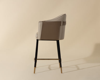 NAHLA CHRISTIAN COUNTER STOOL - NAPA BEIGE / NAPA TAN
