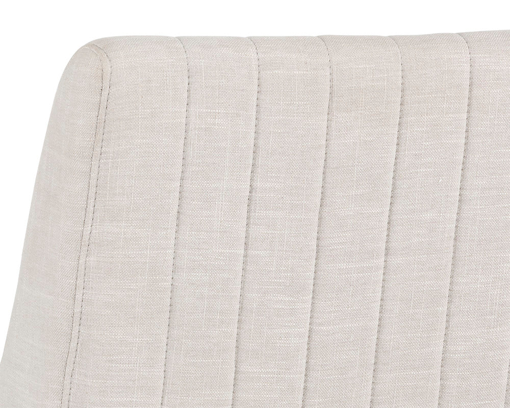 NAHLA HALDEN DINING CHAIR - BEIGE LINEN