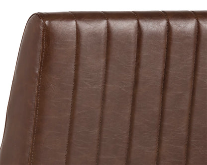 NAHLA HALDEN DINING CHAIR - VINTAGE COGNAC