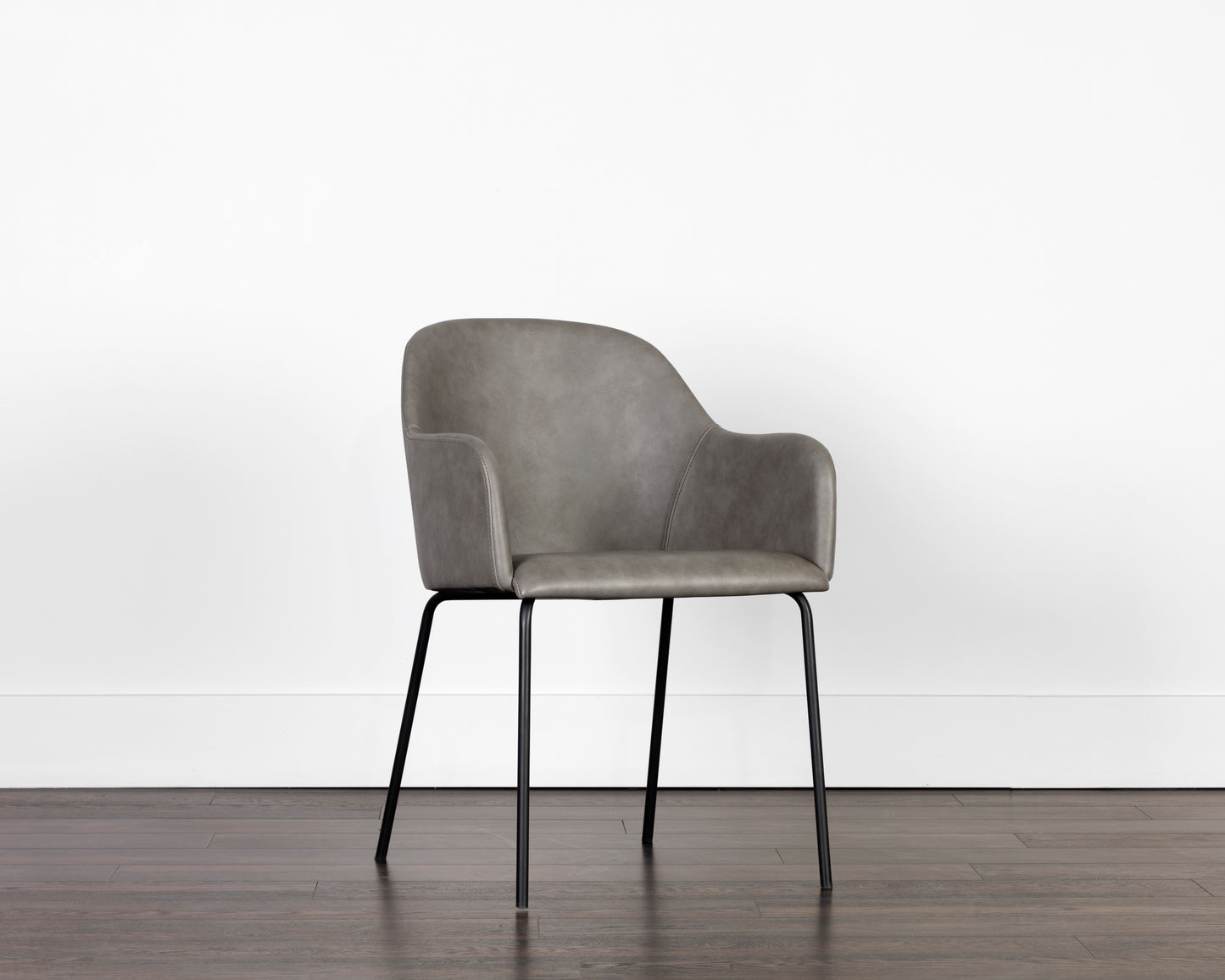 NAHLA HENSLEY DINING ARMCHAIR - DAWN GREY