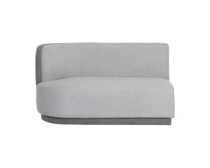 NAHLA JACLYN MODULAR - LEFT ARMCHAIR - EGYPT LIGHT GREY / DANNY MEDIUM GREY