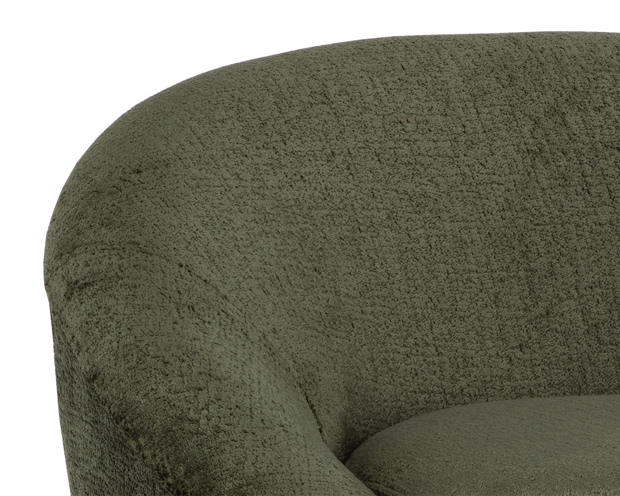 NAHLA BLISS SWIVEL LOUNGE CHAIR - BERGEN OLIVE