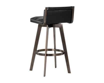 NAHLA ARIZONA SWIVEL BARSTOOL - CASTILLO BLACK