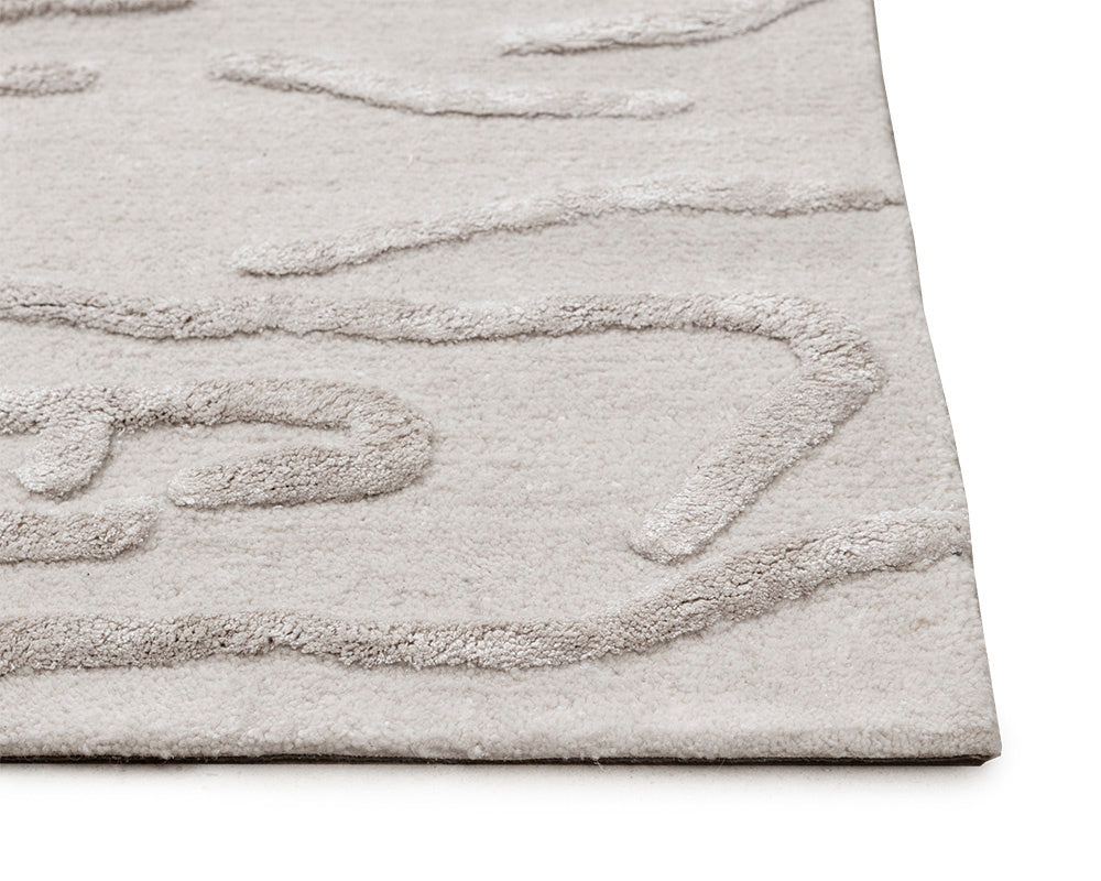 NAHLA KENYA HAND-TUFTED RUG - BEIGE - 8' X 10'