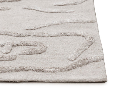 NAHLA KENYA HAND-TUFTED RUG - BEIGE - 8' X 10'