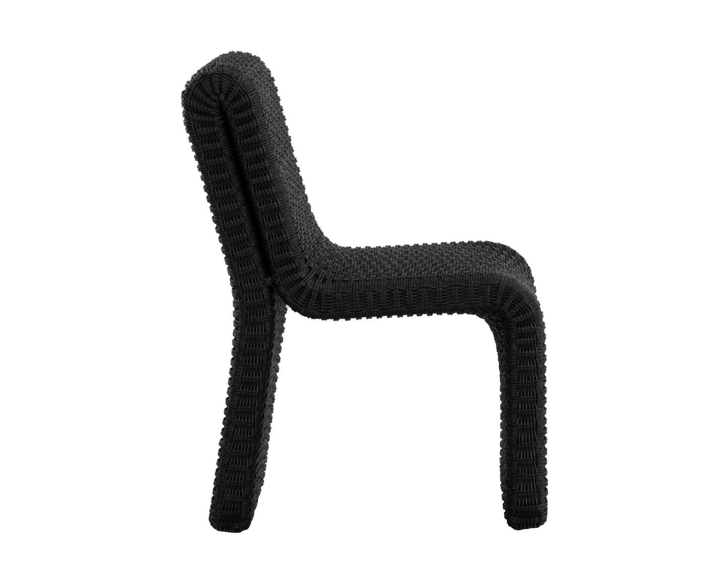 NAHLA EDESSA DINING CHAIR - BLACK