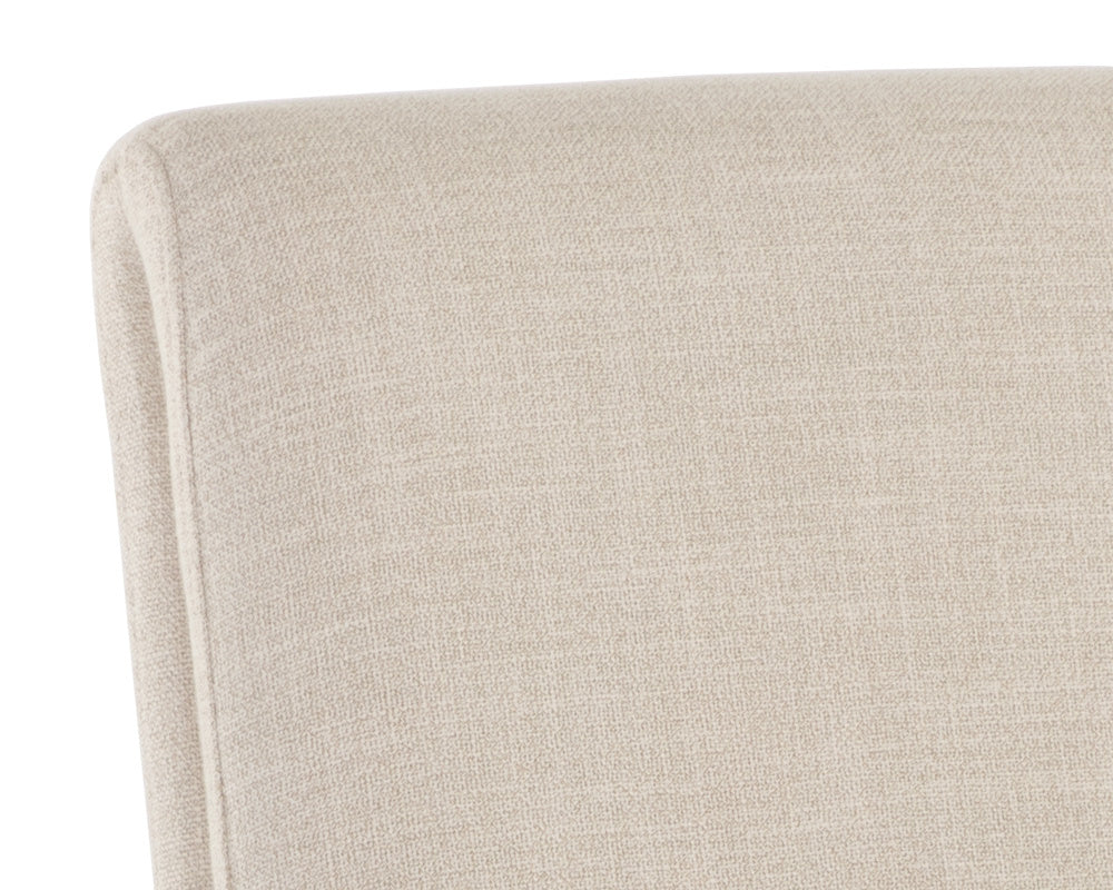NAHLA CASCATA DINING CHAIR - EFFIE LINEN