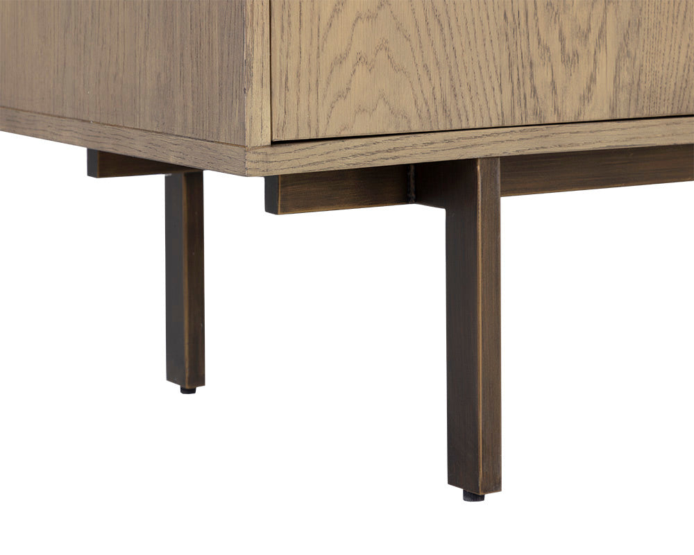 NAHLA BRIAR SIDEBOARD - WEATHERED OAK