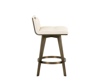 NAHLA ARIZONA SWIVEL COUNTER STOOL - CASTILLO CREAM