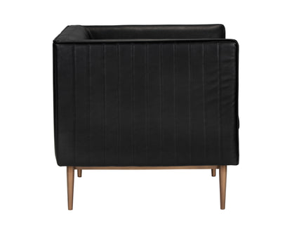 NAHLA BATAVIA ARMCHAIR - VINTAGE BLACK