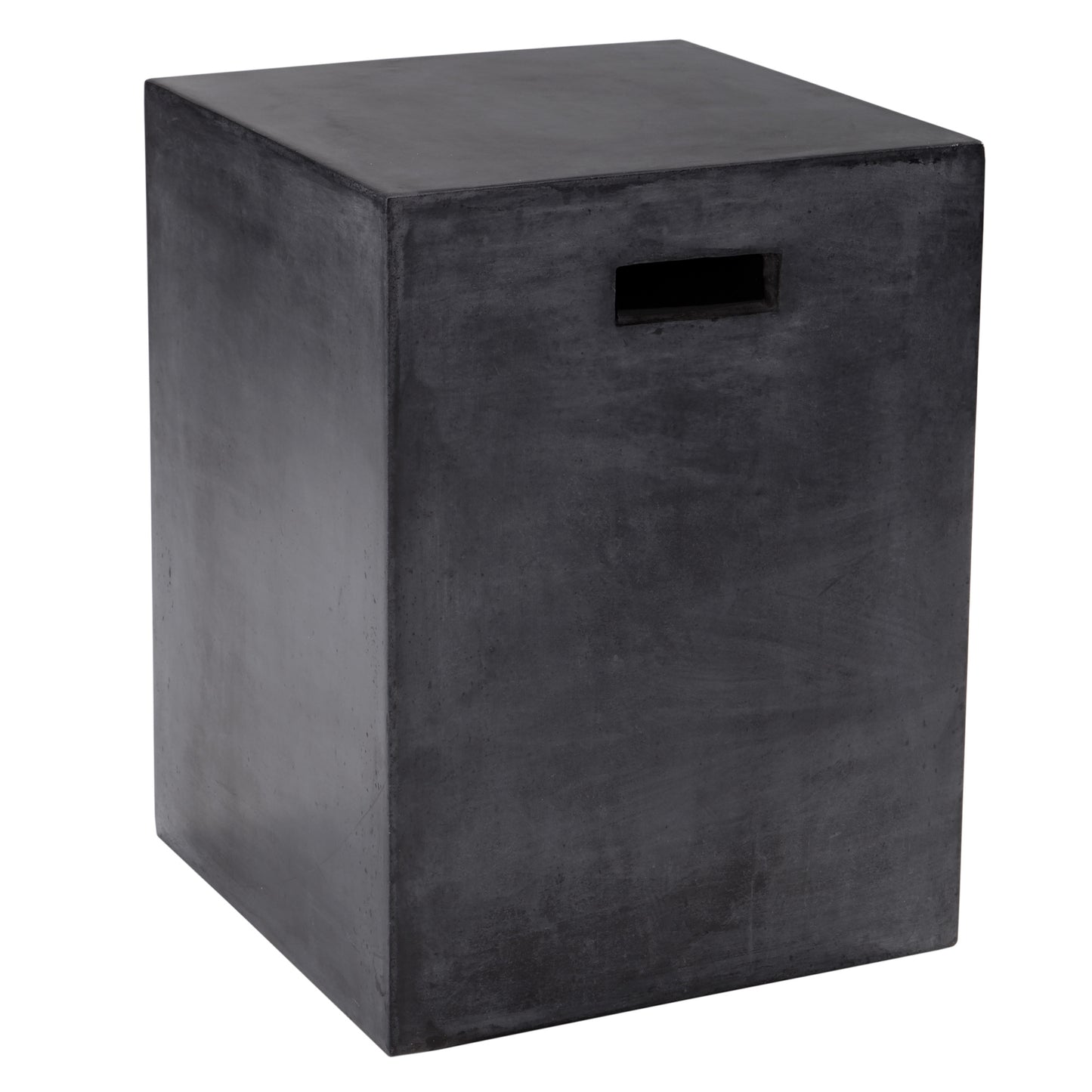 NAHLA CASTOR END TABLE - BLACK