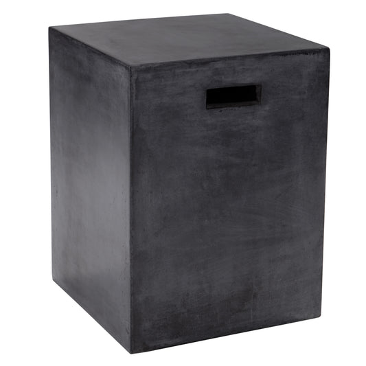 NAHLA CASTOR END TABLE - BLACK