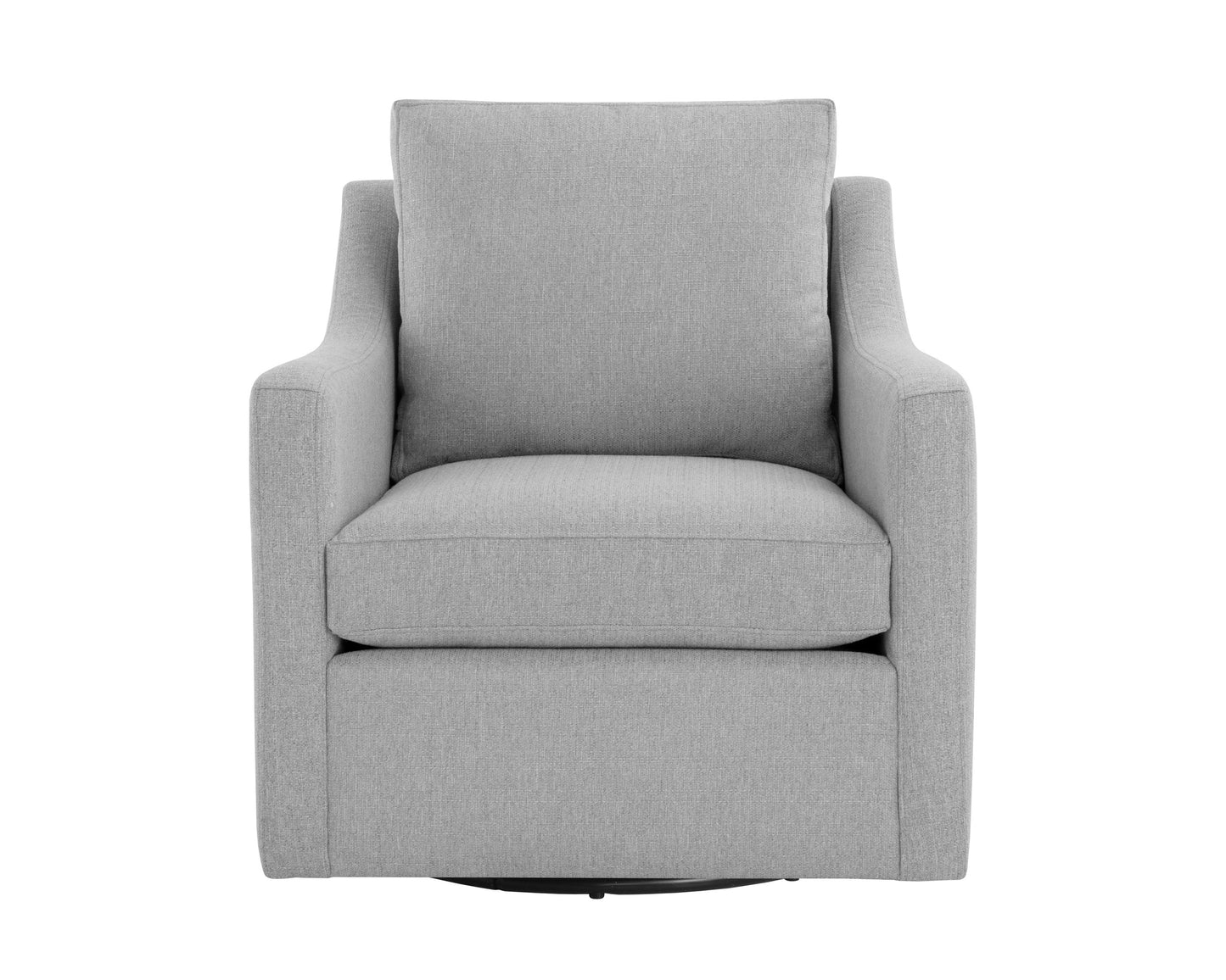 NAHLA BRIANNA SWIVEL LOUNGE CHAIR - LIV DOVE