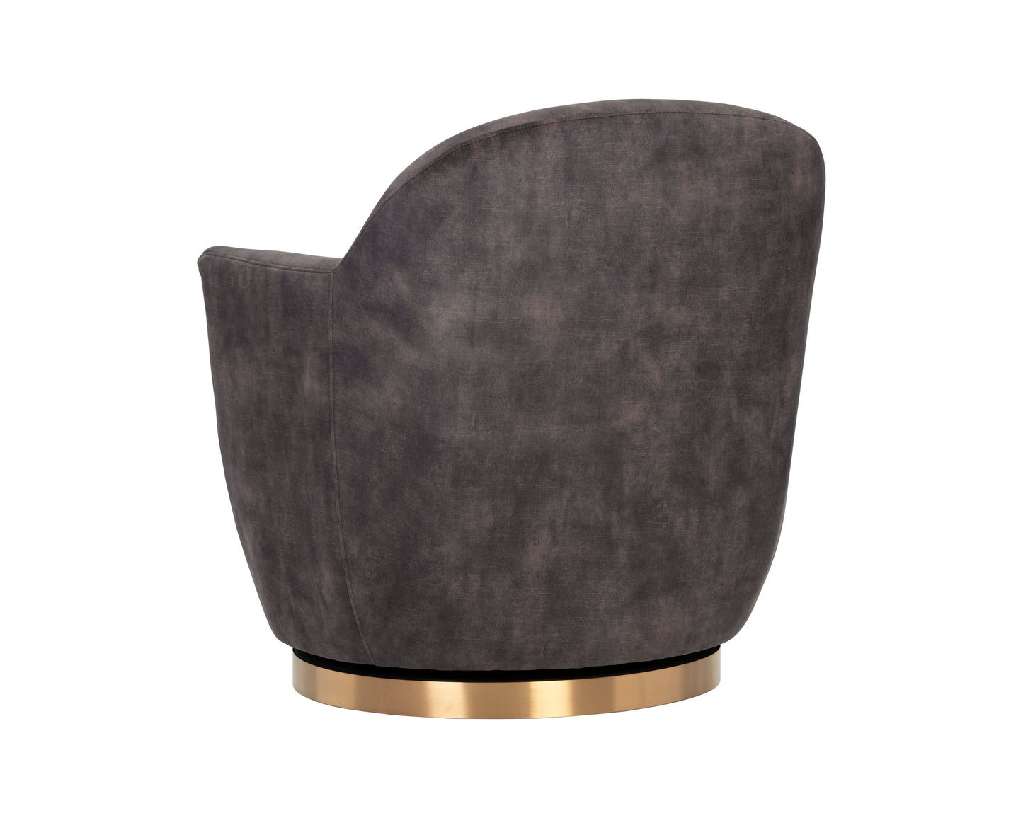 NAHLA CASEY SWIVEL LOUNGE CHAIR - NONO SHITAKE