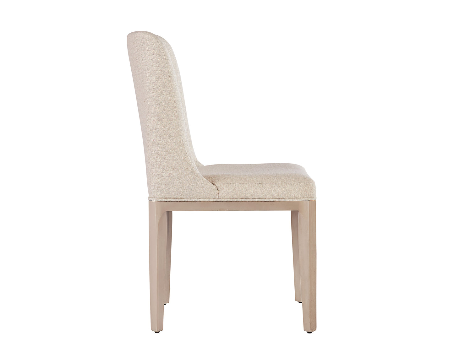 NAHLA ELISA DINING CHAIR - LIGHT OAK - MAINZ CREAM