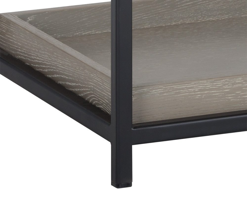 NAHLA REBEL NIGHTSTAND - SMALL - BLACK - TAUPE