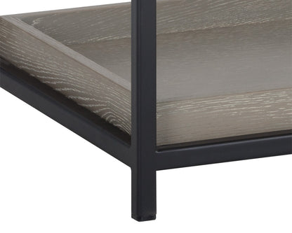 NAHLA REBEL NIGHTSTAND - SMALL - BLACK - TAUPE