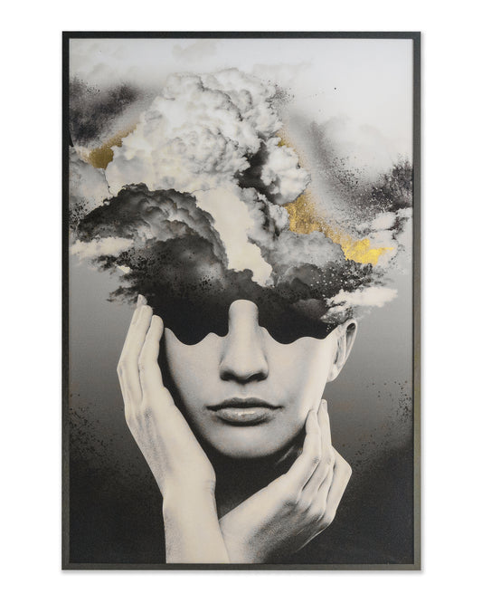 NAHLA BEAUTIFUL MIND - 40" X 60" - BLACK FRAME