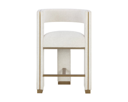 NAHLA ADAMINA COUNTER STOOL - RHEA LIGHT BARLEY