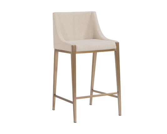 NAHLA DIONNE COUNTER STOOL - MONUMENT OATMEAL