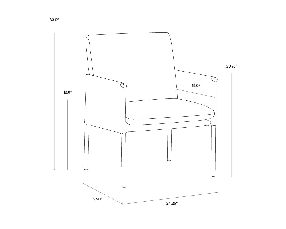 NAHLA BELLEVUE LOUNGE CHAIR - BELFAST HEATHER GREY / BRAVO ASH