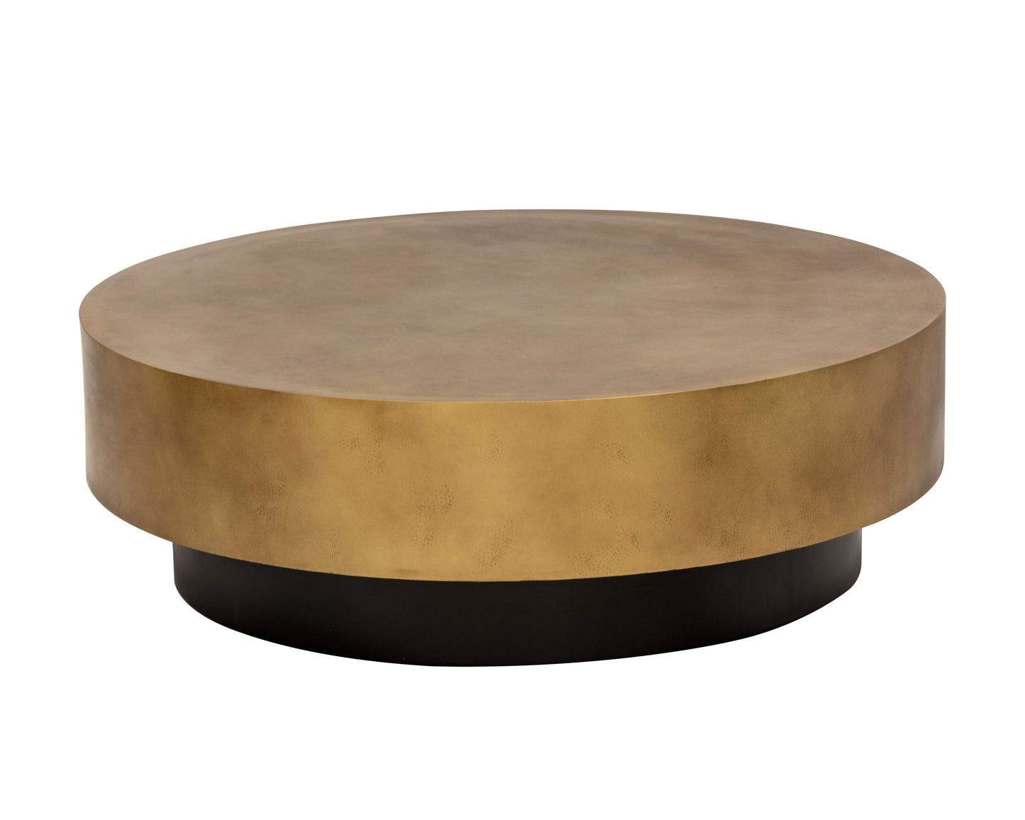 NAHLA BERNABY COFFEE TABLE - ANTIQUE BRASS