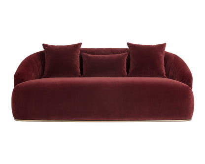 NAHLA ASTRID SOFA - MERLOT