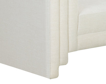 NAHLA KIRA ARMCHAIR - HEATHER IVORY TWEED