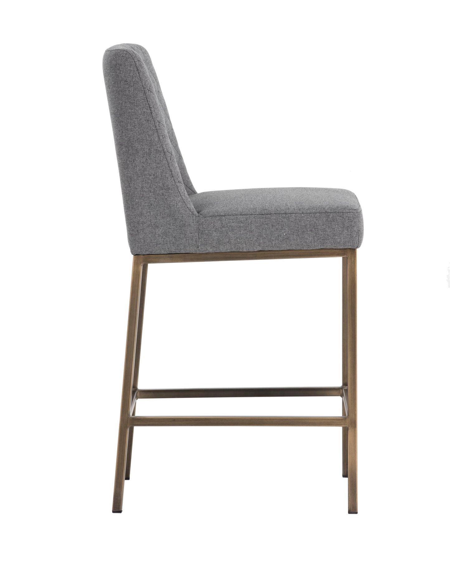 NAHLA LEIGHLAND COUNTER STOOL - DARK GREY