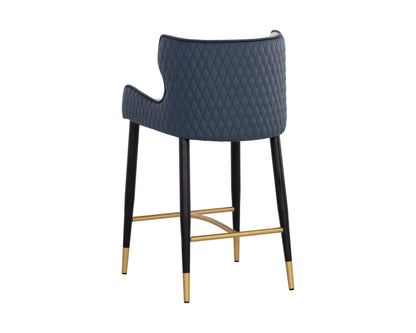 NAHLA GIANNI COUNTER STOOL - DILLON CREAM / DILLON THUNDER