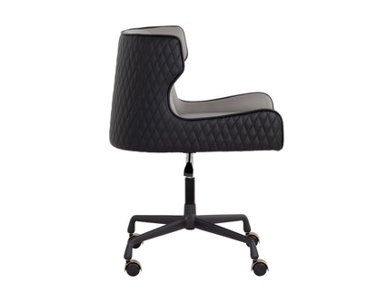 NAHLA GIANNI OFFICE CHAIR - DILLON STRATUS / DILLON BLACK