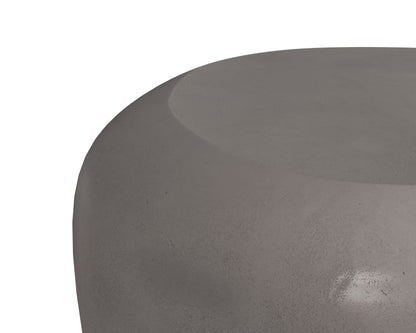 NAHLA CORVO SIDE TABLE - GREY